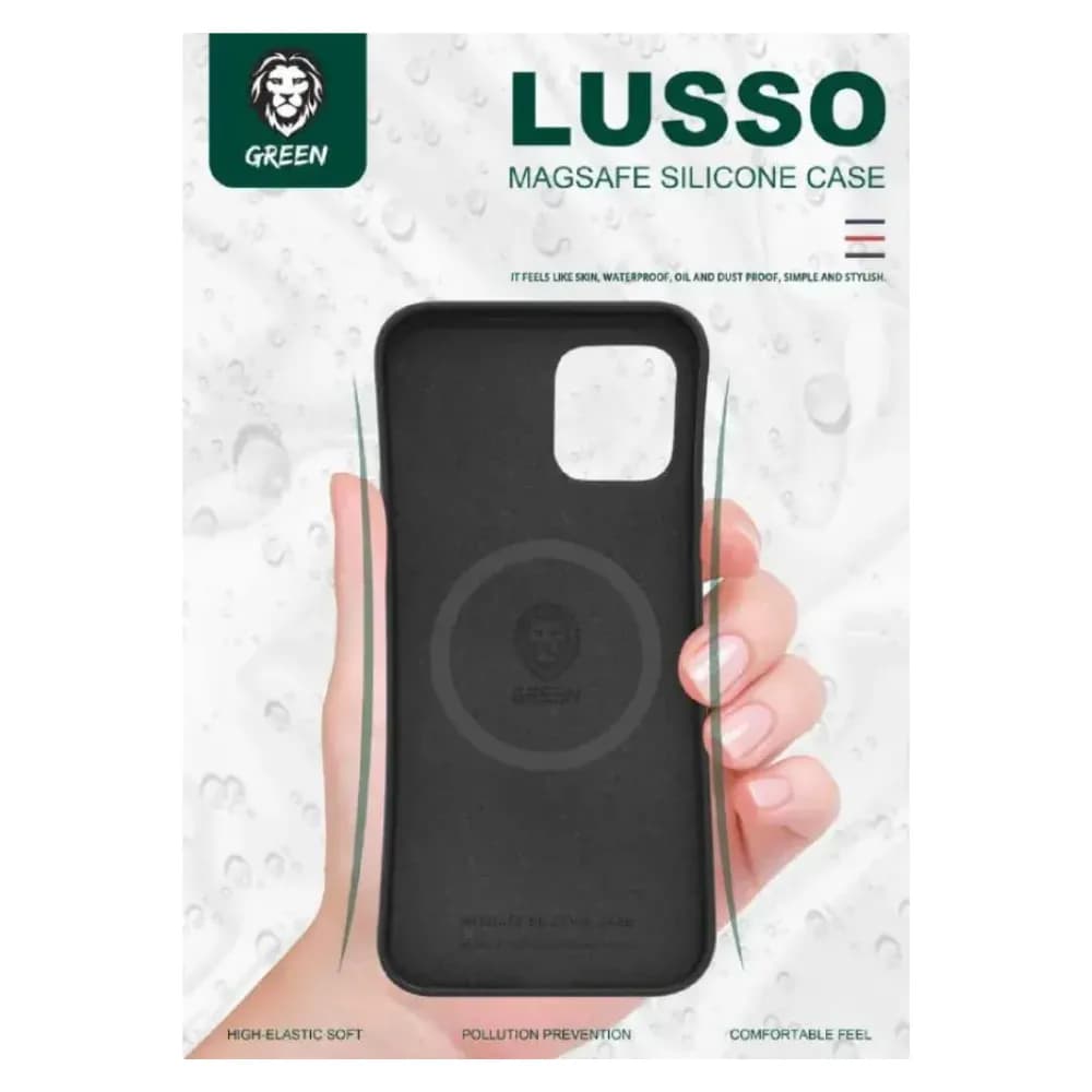 Green Lion Silikonhülle für Apple iPhone 12 Pro - Schwarz