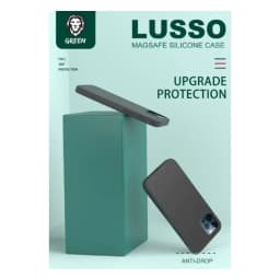Green Lion Silikonhülle für Apple iPhone 12 Pro - Schwarz