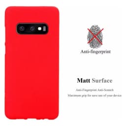 Galaxy S10E Silikon Backcover Rot