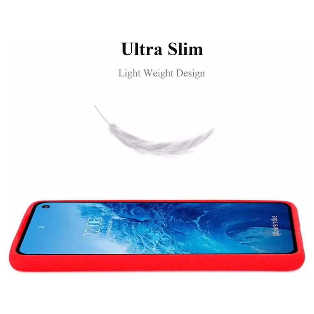 Galaxy S10E Silikon Backcover Rot