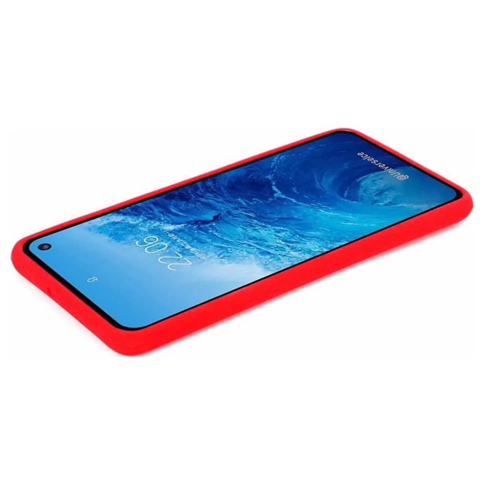 Galaxy S10E Silikon Backcover Rot