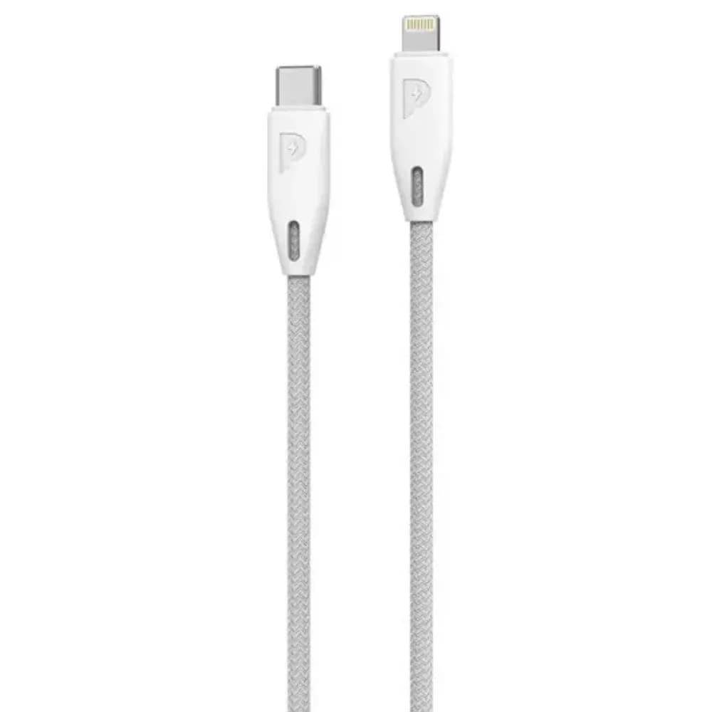 Powerology USB-C auf Lightning Kabel 1.2m - Weiss