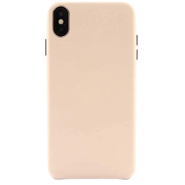 High Classic Ledertasche für Apple iPhone Xs/Max - Hellrosa