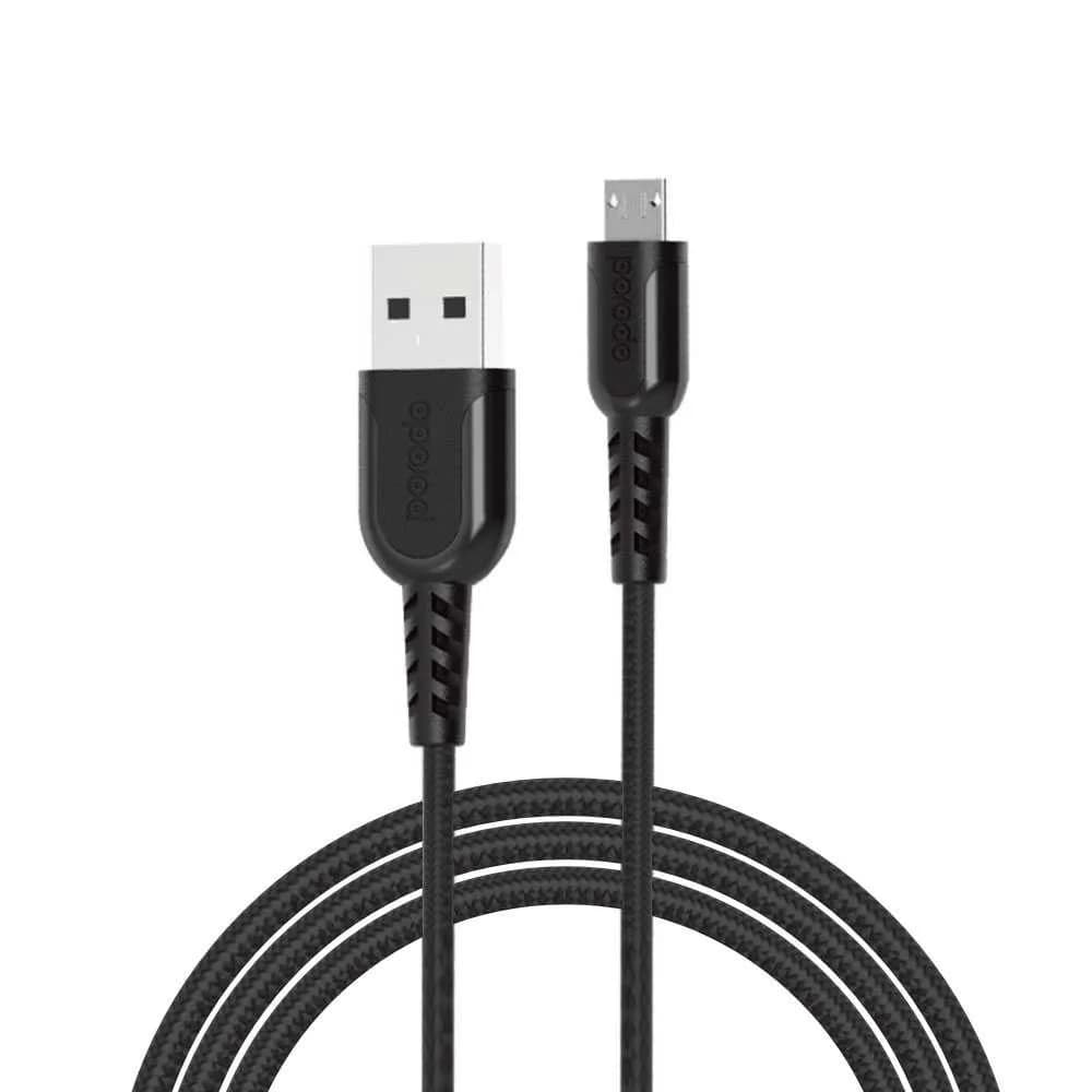 Porodo Metallic Braided Cable Micro USB