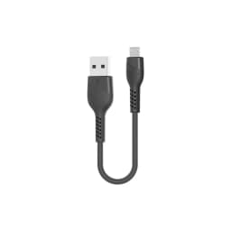 Porodo PVC Micro USB Cable 0.25m - Black