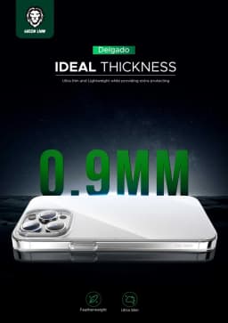 Green Lion Magsafe Delgado Case for iPhone 15 Pro - Clear