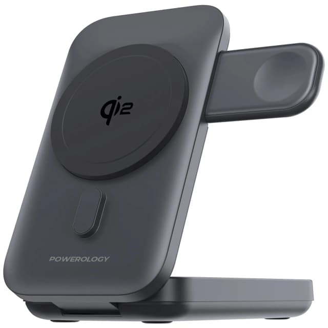 Powerology 10000mAh MagSafe Powerbank - Schwarz