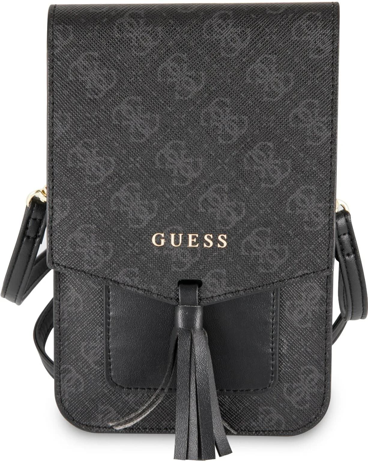 4G Wallet Bag with Tassel - Black
