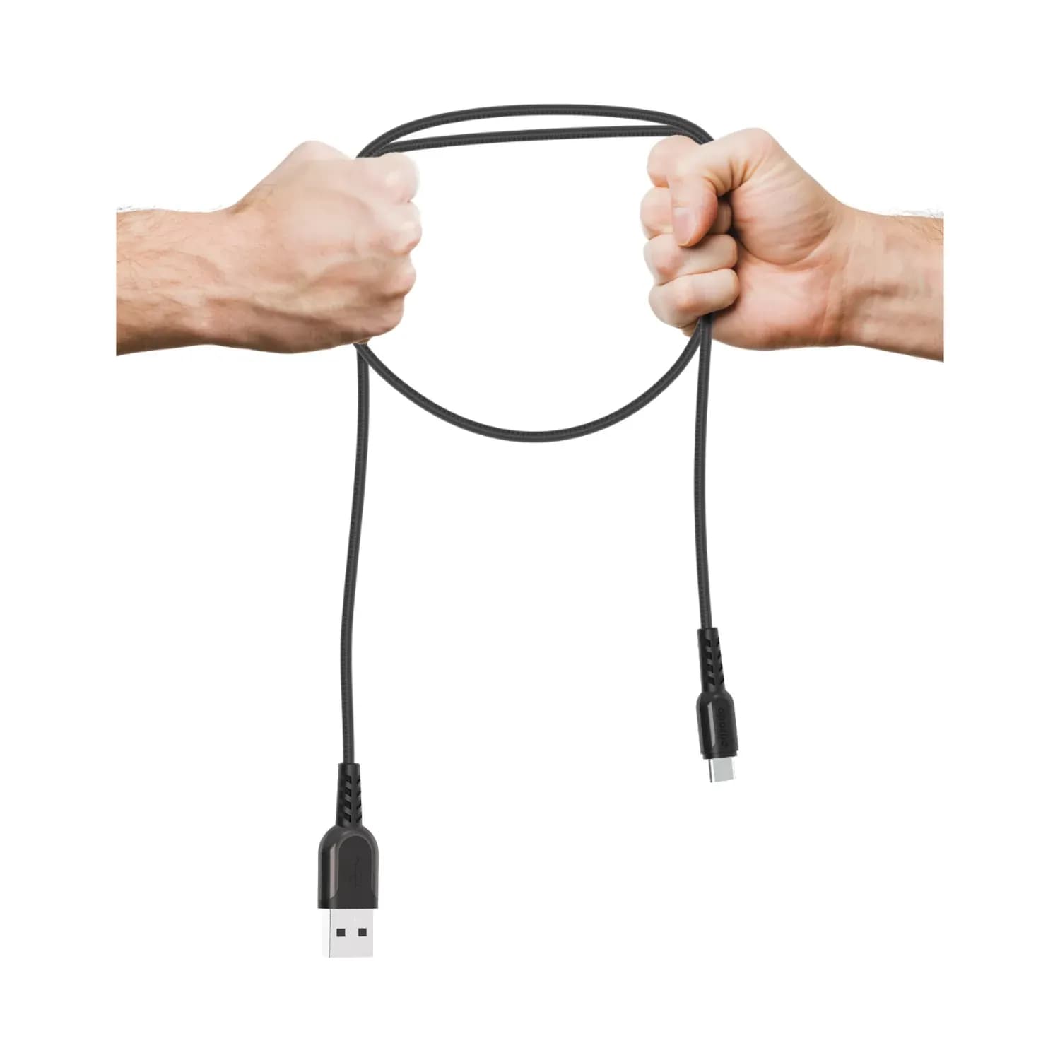 Porodo Metal Braided Type C-Cable 2.4m Black