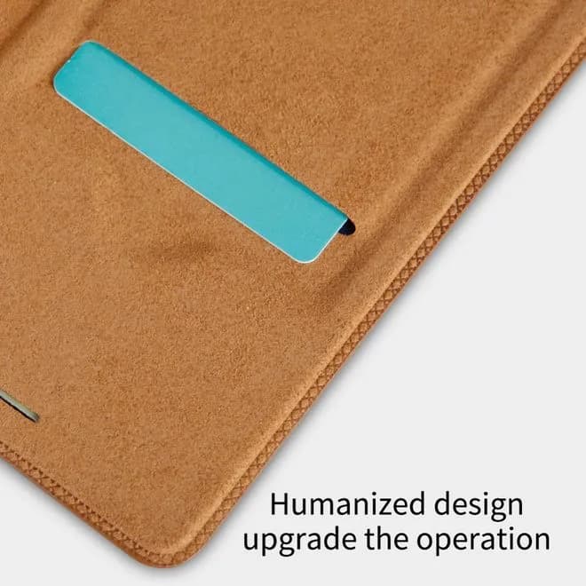 Nilkin Galaxy A8+ Bookcover Braun