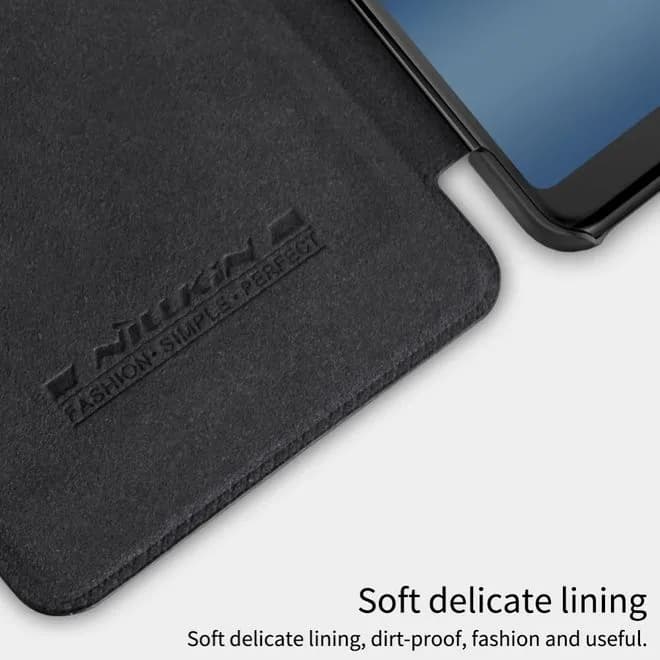 Nilkin Galaxy A8+ Bookcover Braun