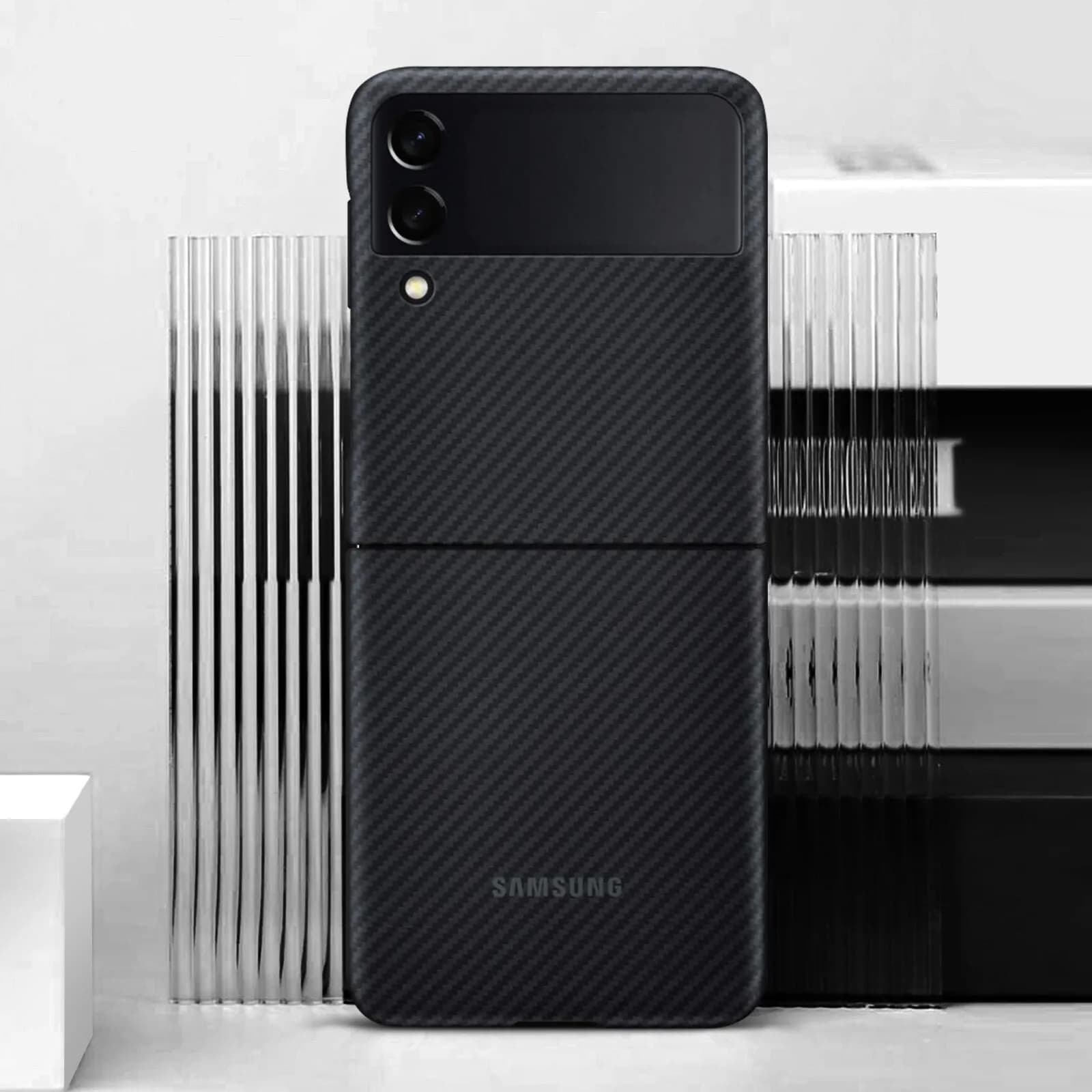 Samsung Galaxy Z Flip3 5G Aramid Cover Black