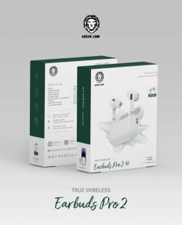 Green Lion True Wireless Earbuds Pro 2 - White