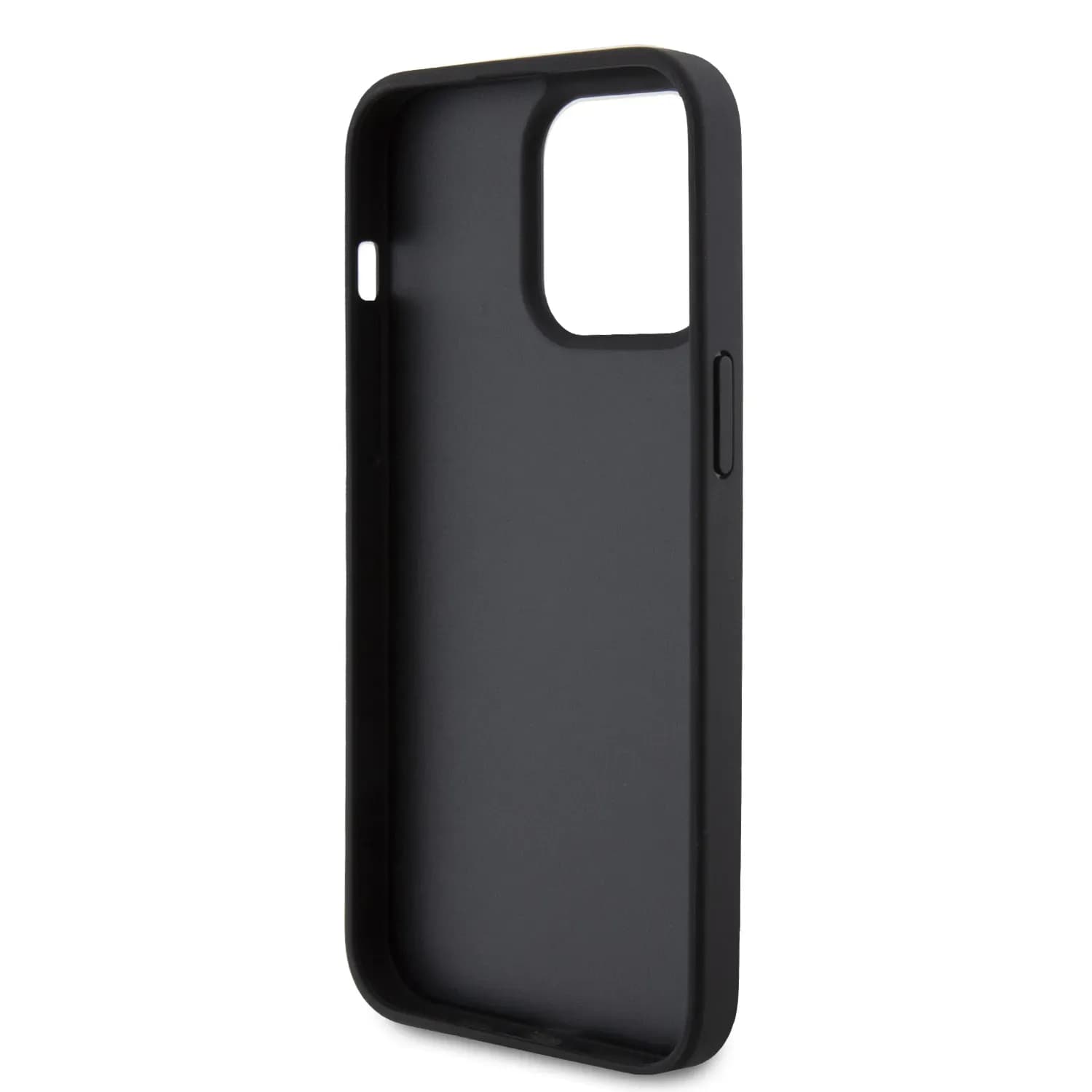 Ferrari PU Leather Case with Italy Flag Line for iPhone 15 Pro - Carbon