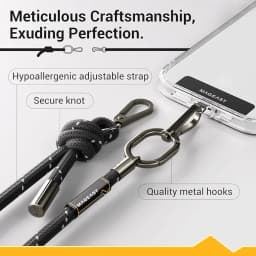 Mageasy Rope Strap With Strap Card 8.3 Mm Phone Lanyard