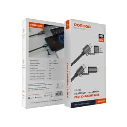 Porodo 4 Cables in 1 Aluminum Fast Charger Wire