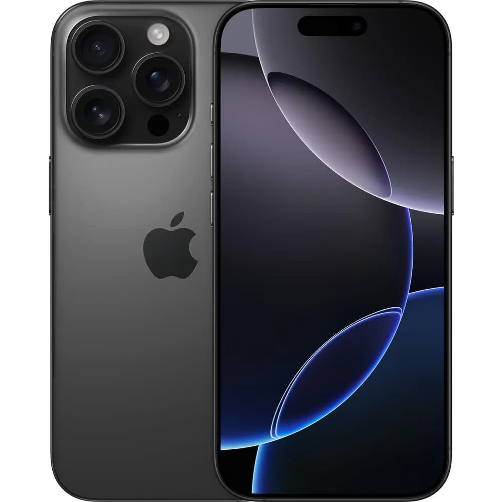 Refurbished Apple iPhone 16 Pro 256GB Titanium Black
