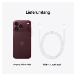 iPhone 18 Pro Max Burgundy 2TB
