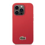 Lacoste Hard Case Iconic Petit Pique PU Woven Logo Estragon For iPhone 14 Pro Max - R