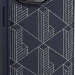 Lacoste HC Magsafe PU The Blend Monogram Case for iPhone 15 Pro Max - Navy