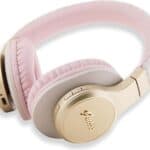 Guess PU 4G Leather BT Headphone Sound with Script Metal Logo - Pink