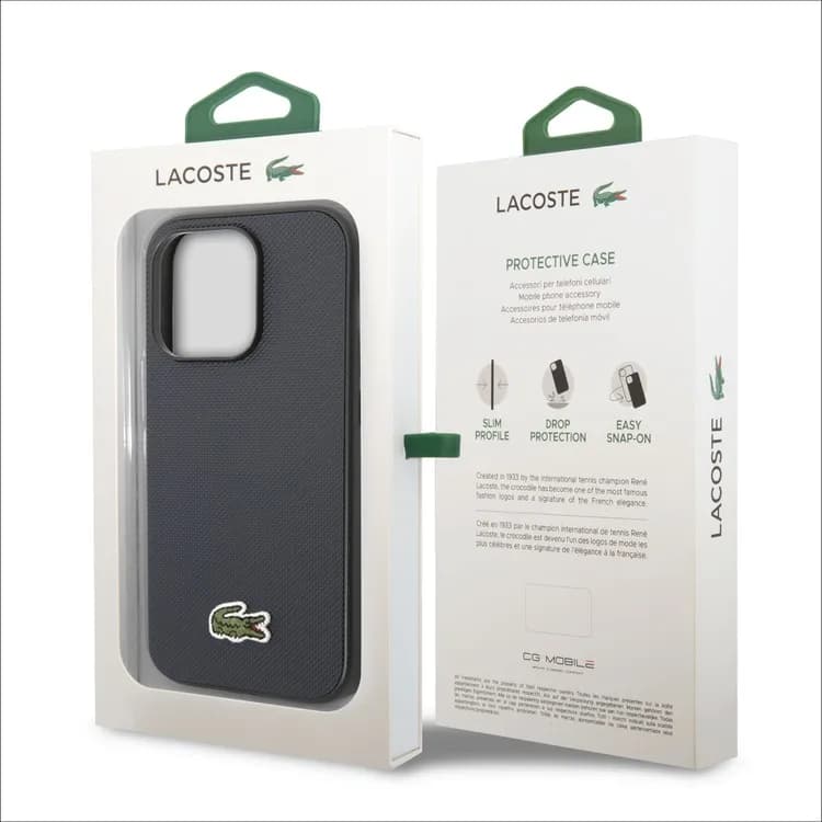 Lacoste Hard Case Iconic Petit Pique PU for iPhone 14 Pro