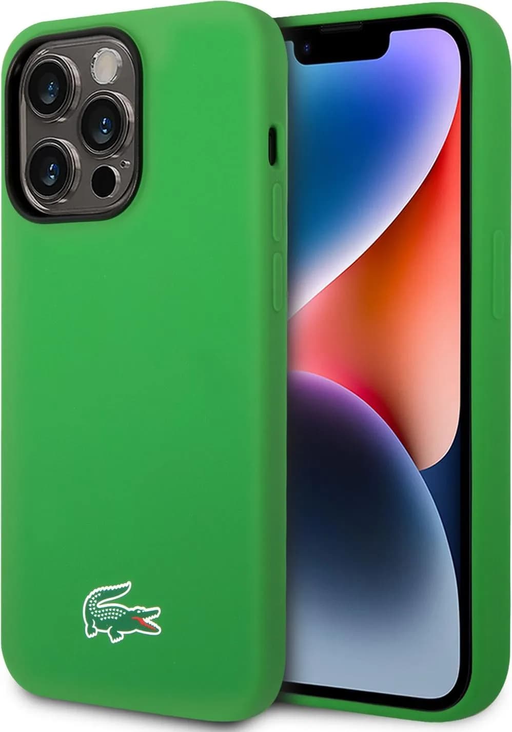 Lacoste HC Magsafe Silicone Croc Logo Case for iPhone 15 Pro Max - Green