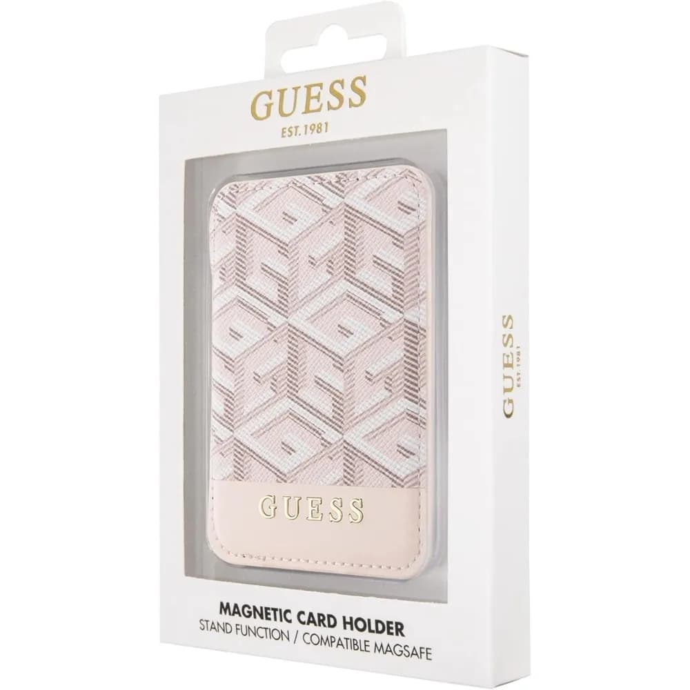 Guess Wallet Kartensteckplatz Stand Gcube Magsafe - Rosa