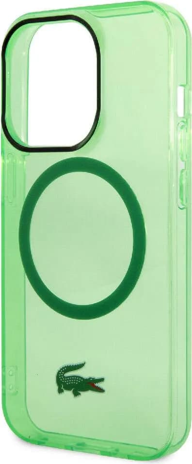 Lacoste HC Magsafe Transparent Case for iPhone 15 Pro Max - Green