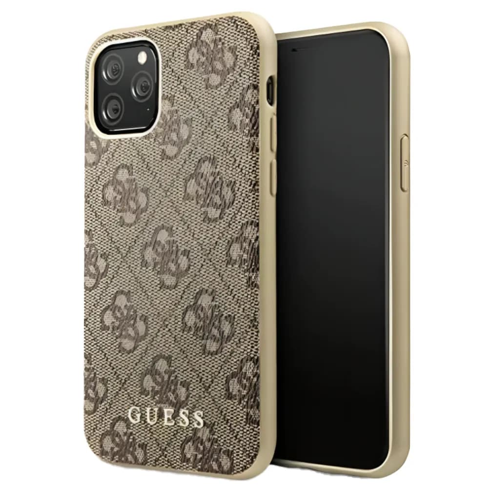 Guess 4G Hülle für iPhone 11 Pro - Braun