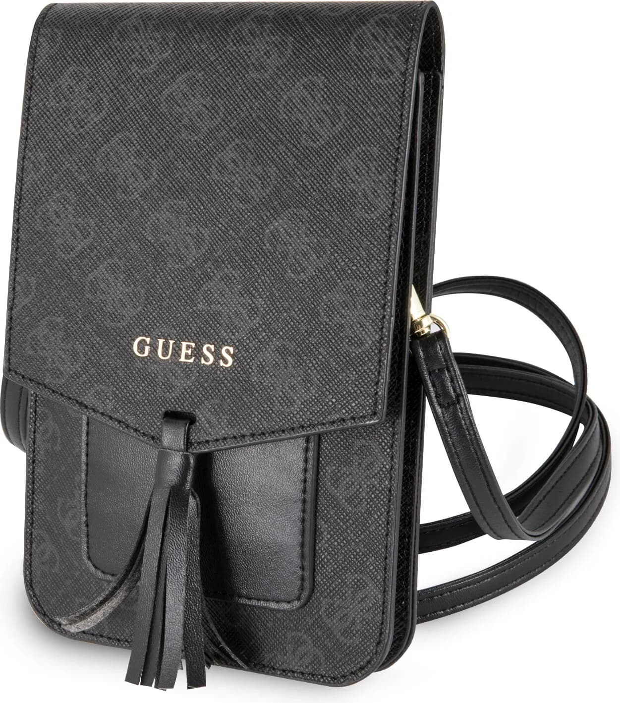4G Wallet Bag with Tassel - Black