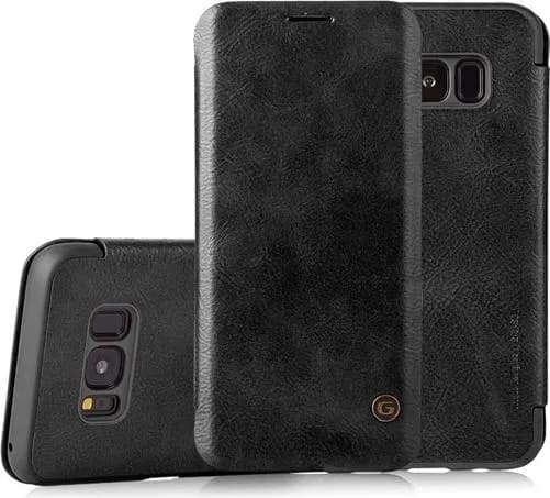 G-Case Bookcover Fashion Schwarz S8 Plus