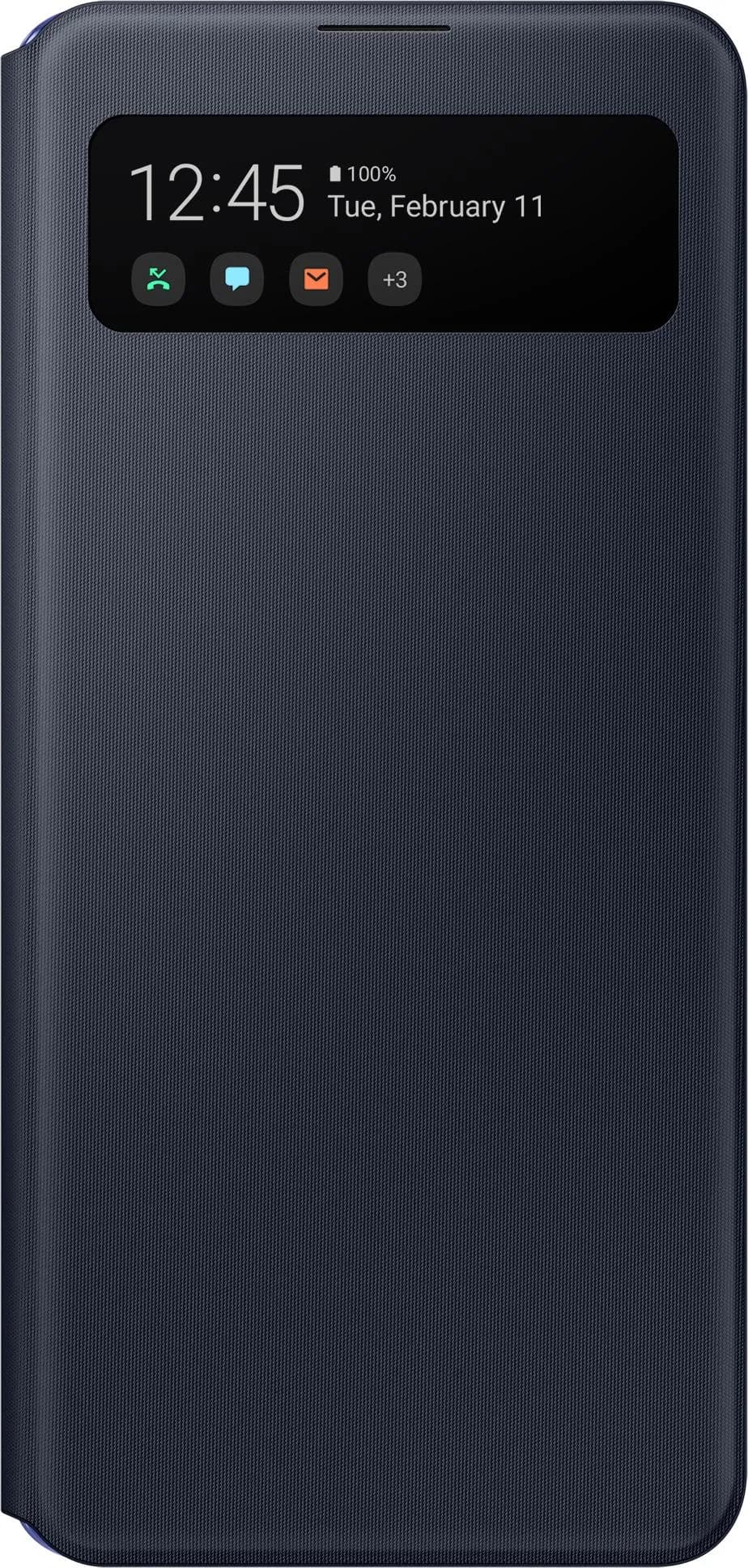 Galaxy A41 Smart S View Wallet Cover Black
