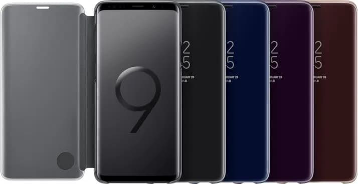 Galaxy S9plus Clear view Standing Cover Deep Blue