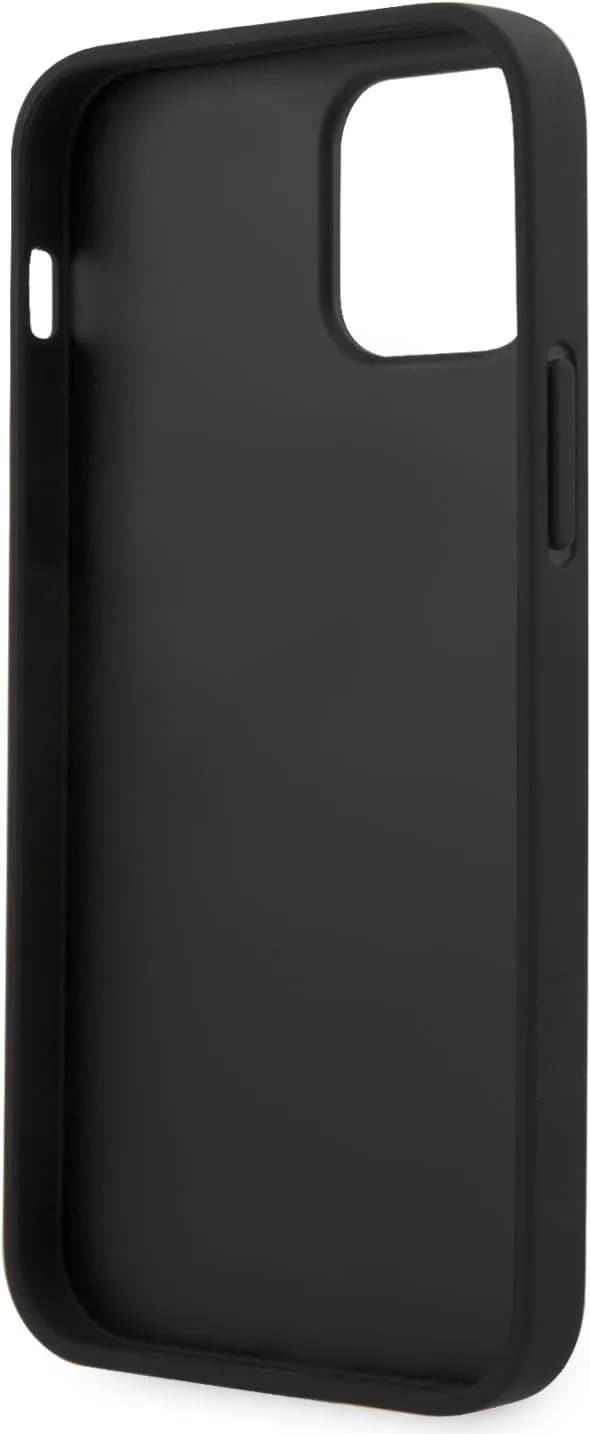 Guess 4G PU Contrast Hard Case for iPhone 12 Pro - Grey