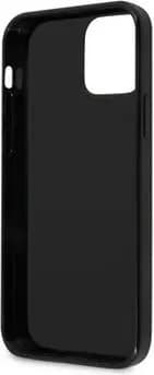 Guess PC/TPU Marble Design Case for iPhone 12 Pro - Black
