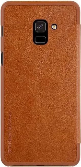 Nilkin Galaxy A8+ Bookcover Braun