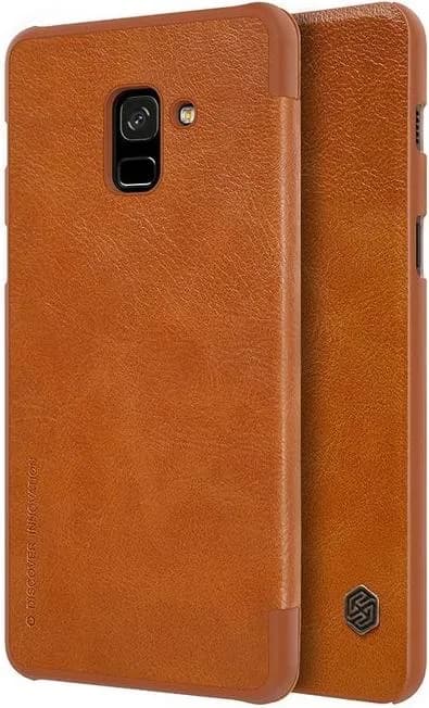 Nilkin Galaxy A8+ Bookcover Braun