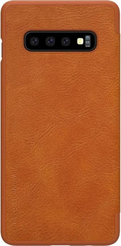 Samsung Galaxy S10 Bookcover Brown QIN