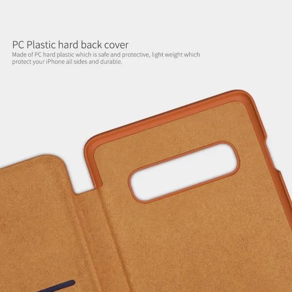 Samsung Galaxy S10 Bookcover Brown QIN