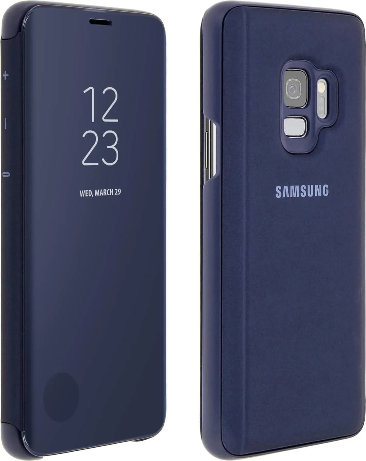 Samsung S9 Clear View Standing Cover Deep Blue