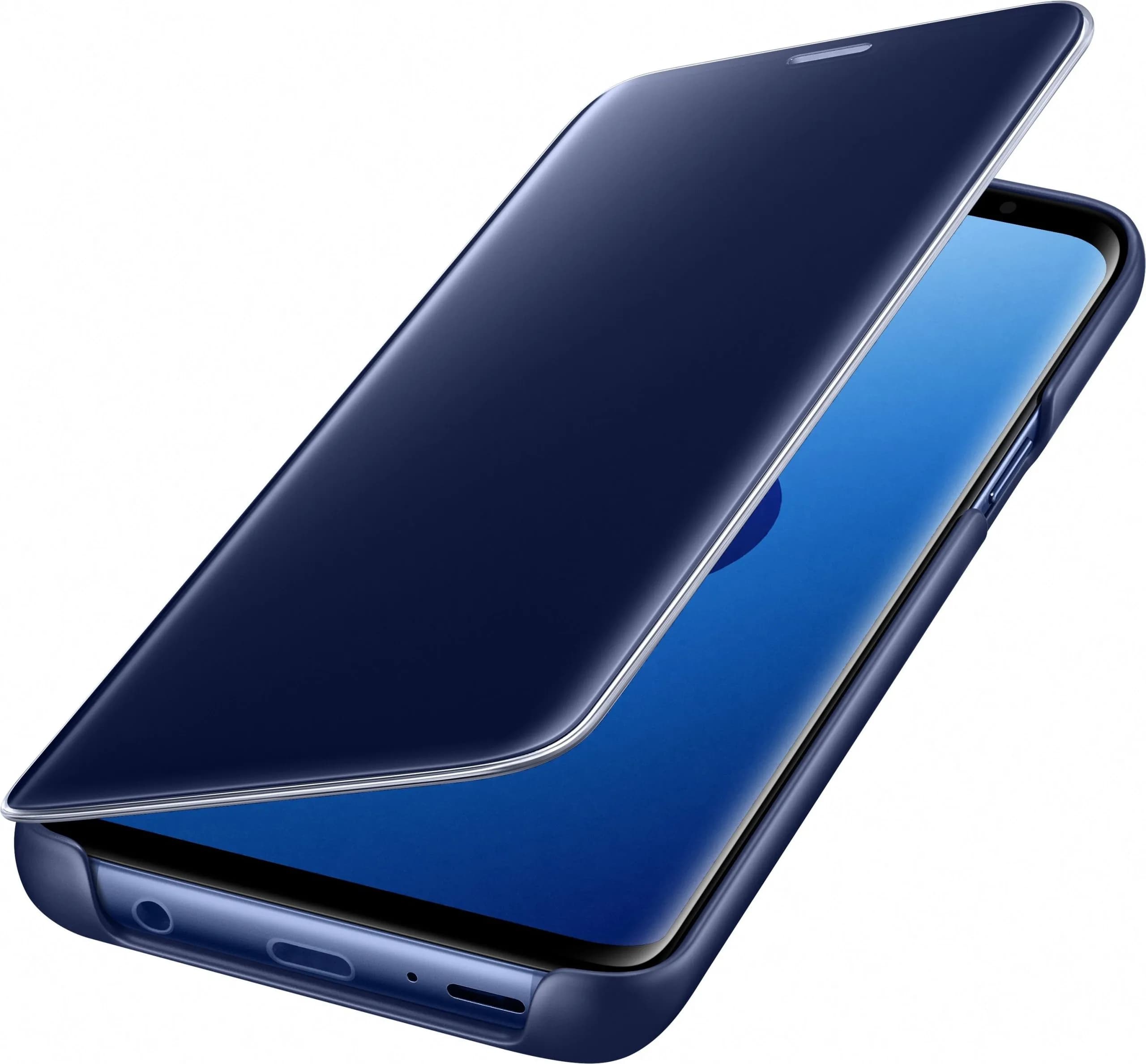 Samsung S9 Clear View Standing Cover Deep Blue