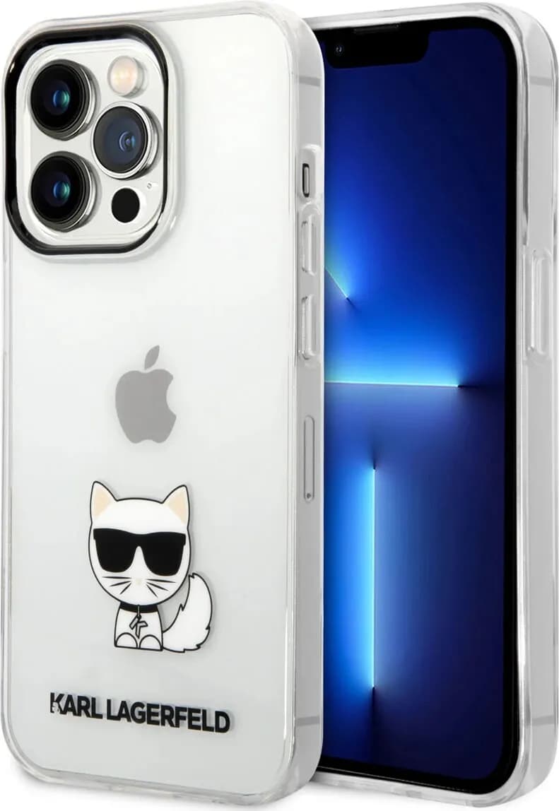 Karl Lagerfeld IML Choupette Body Hard Case for iPhone 14 Pro Max (6.7)