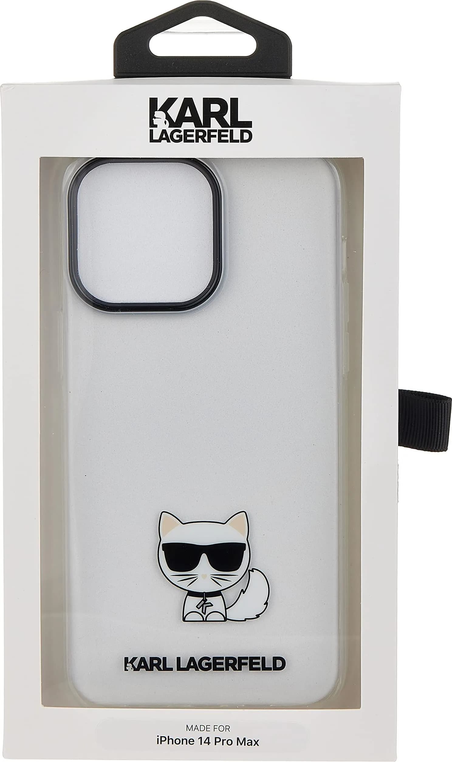 Karl Lagerfeld IML Choupette Body Hard Case for iPhone 14 Pro Max (6.7)