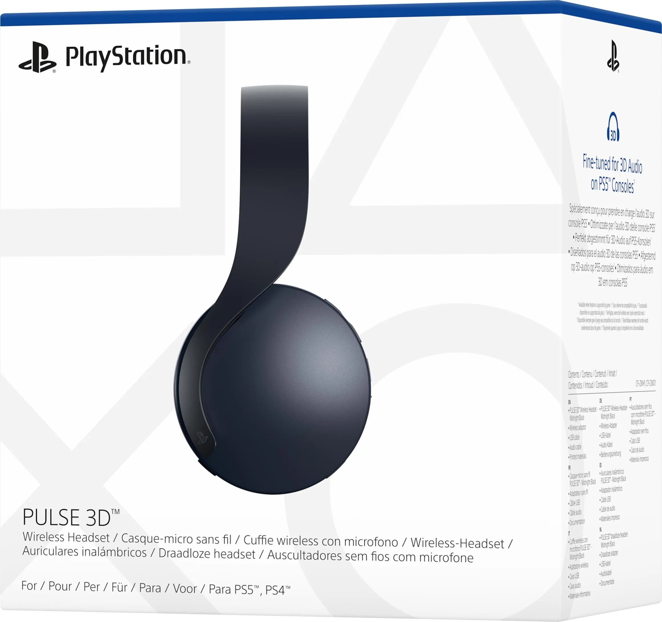 Sony PULSE 3D Wireless PS5 Headset - Midnight Black