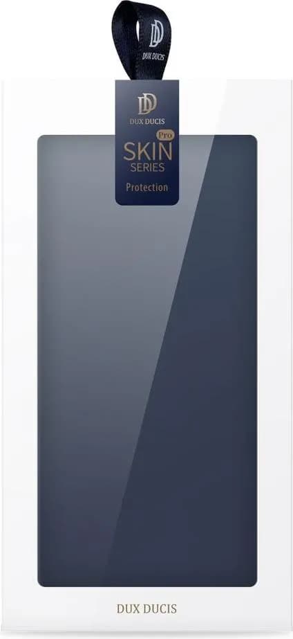 Dux Ducis Skin Pro Hülle für Samsung Galaxy S23 Flip Cover Card Wallet Stand blau