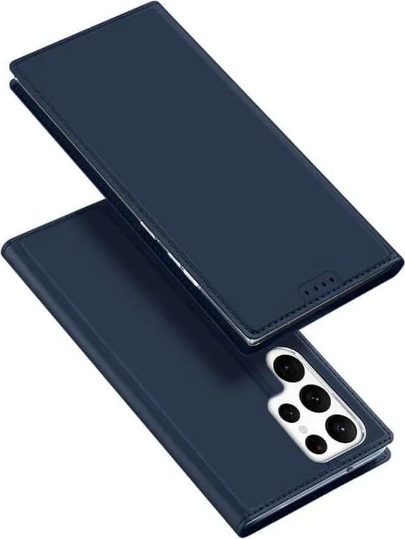 Dux Ducis Skin Pro Hülle für Samsung Galaxy S23 Flip Cover Card Wallet Stand blau