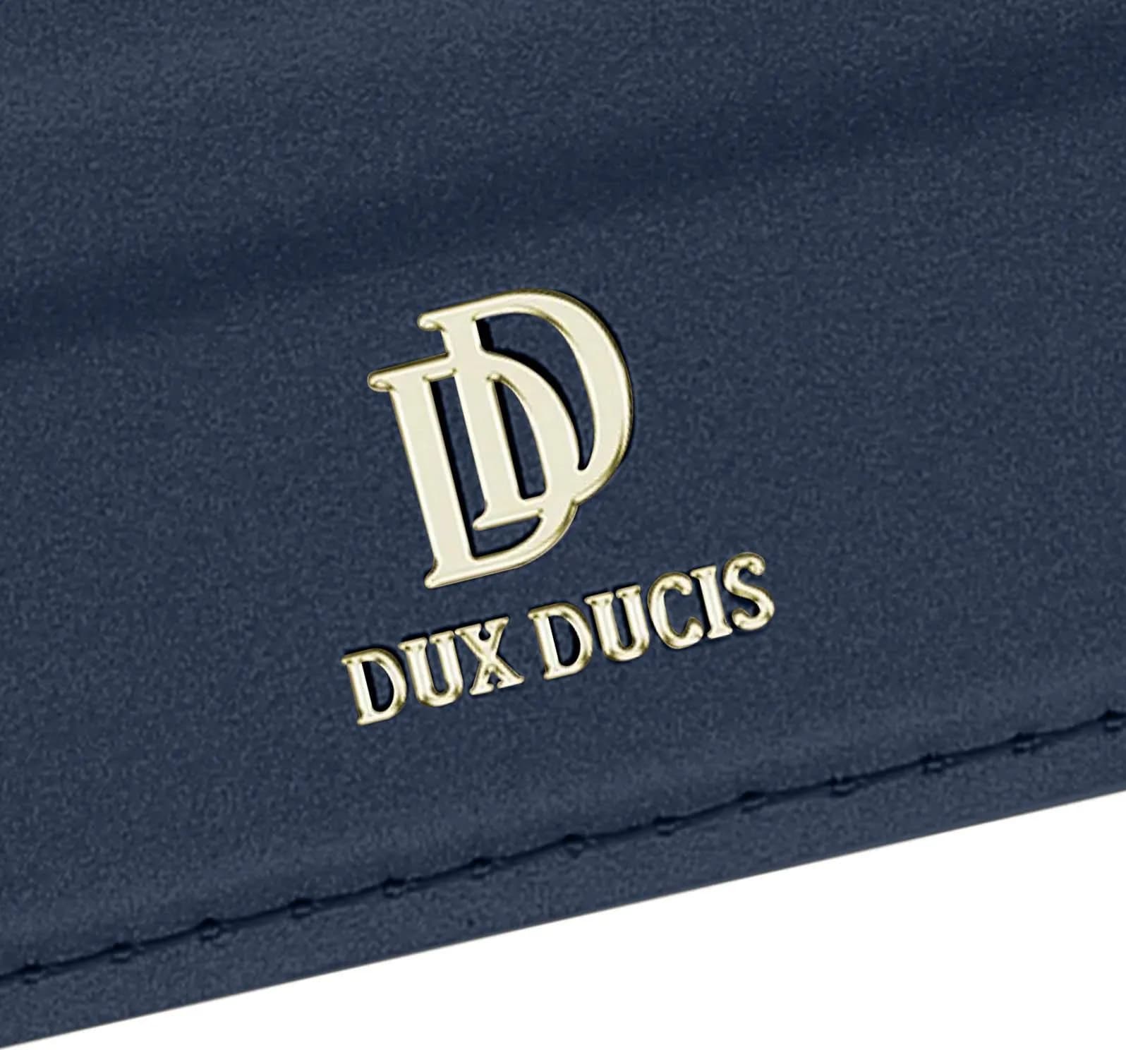 Dux Ducis Skin Pro Hülle für Samsung Galaxy S23 Flip Cover Card Wallet Stand blau
