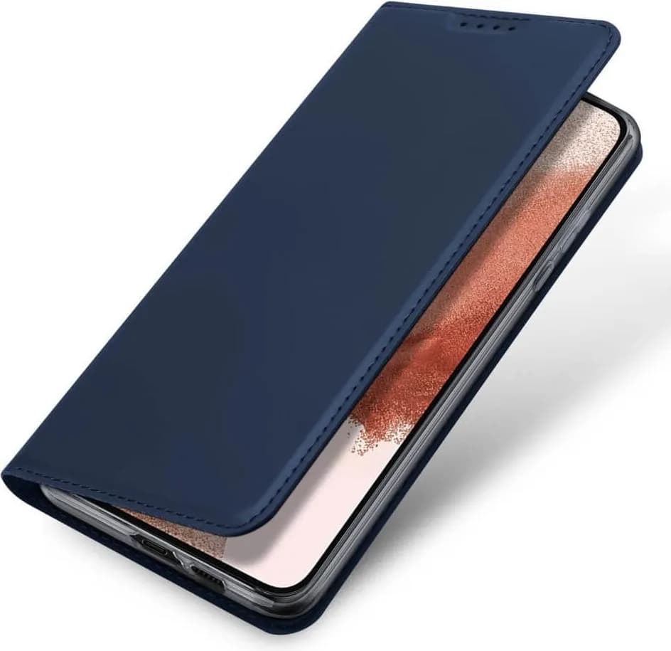 Dux Ducis Skin Pro Hülle für Samsung Galaxy S23 Flip Cover Card Wallet Stand blau