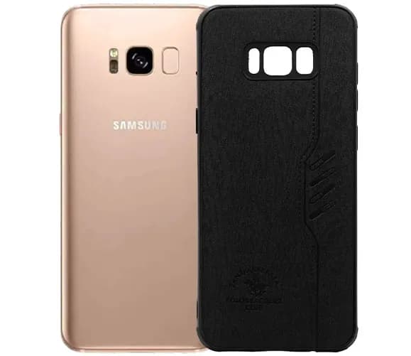 US Polo Galaxy S8 Plus Chevron Hülle - Schwarz